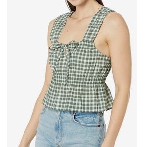 Madewell Grace Top Shibori Yarn-Dye